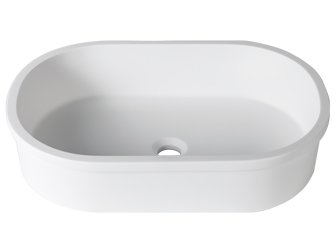 Porcelanosa 3 WAY 3-Way B414 - 60x40 cm E: Solid Surface Wastafels  